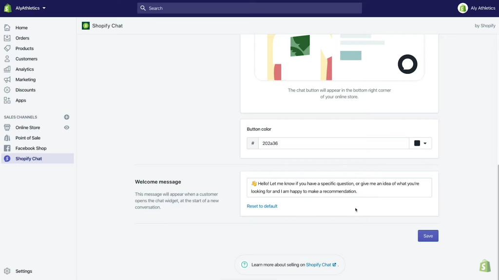 shopify live chat