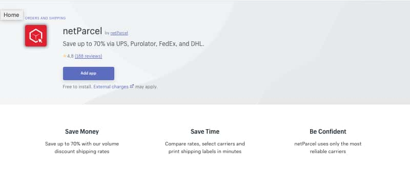 netParcel offers flexible shipping rate tools 