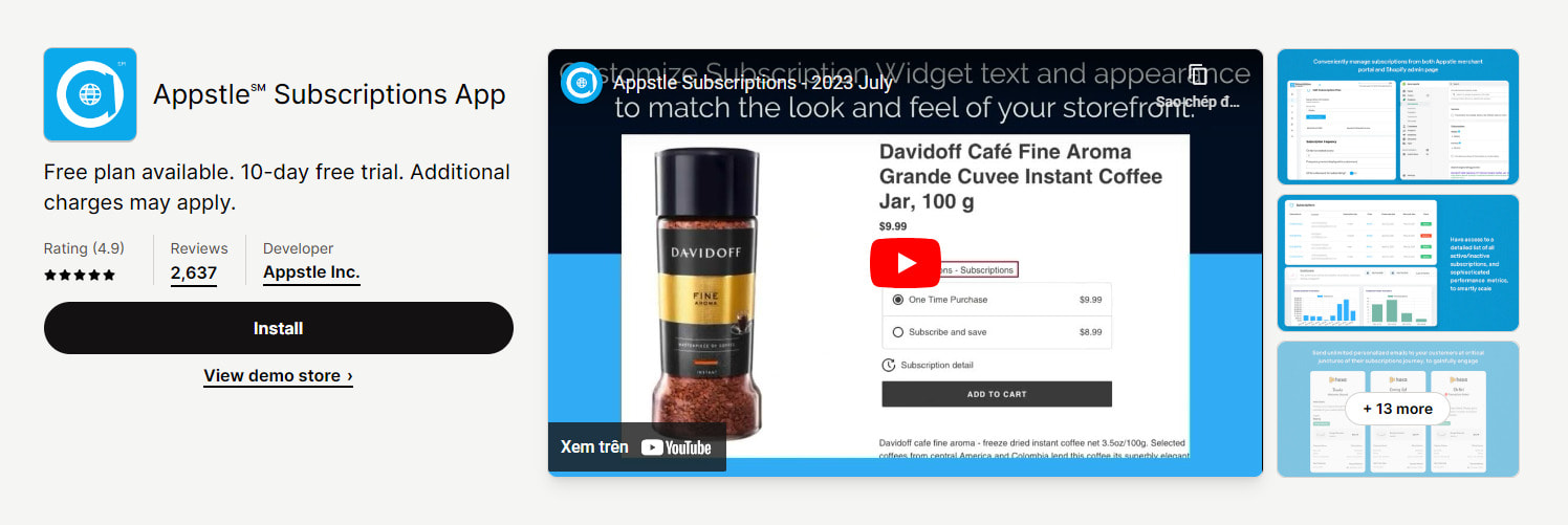 Appstle℠ Shopify Subscriptions App
