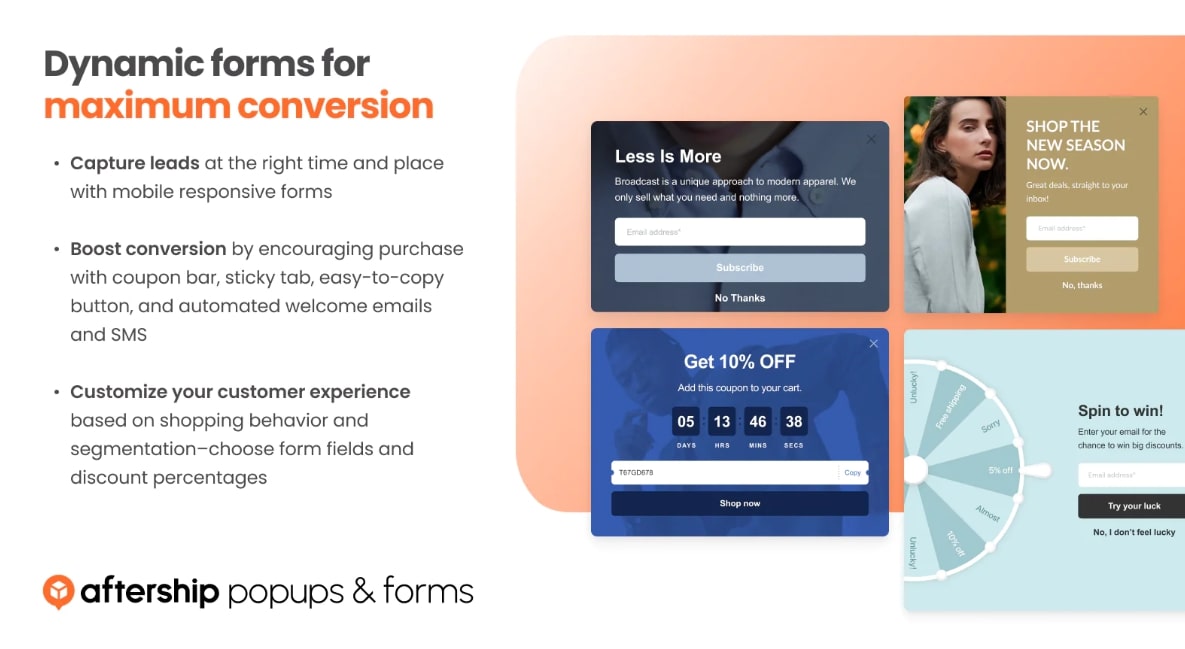 Automizely Email Marketing, SMS - best shopify pop up app