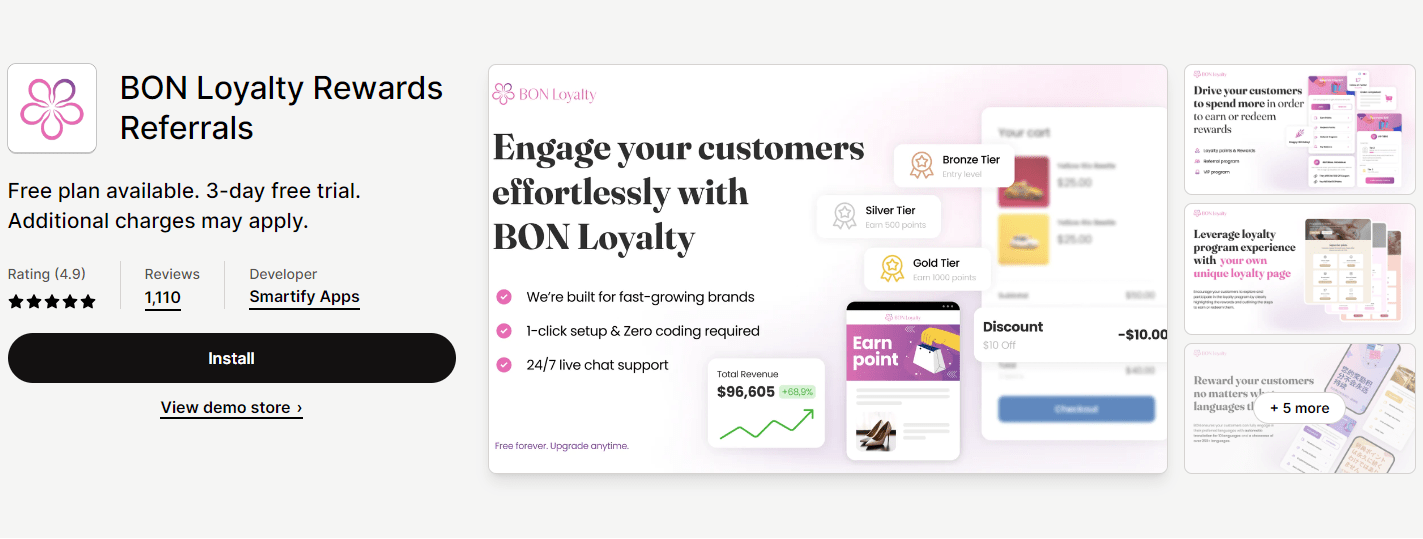 BON Loyalty Rewards Referrals App