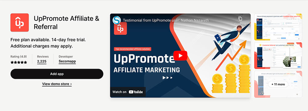 UpPromote: Affiliate & Referrals