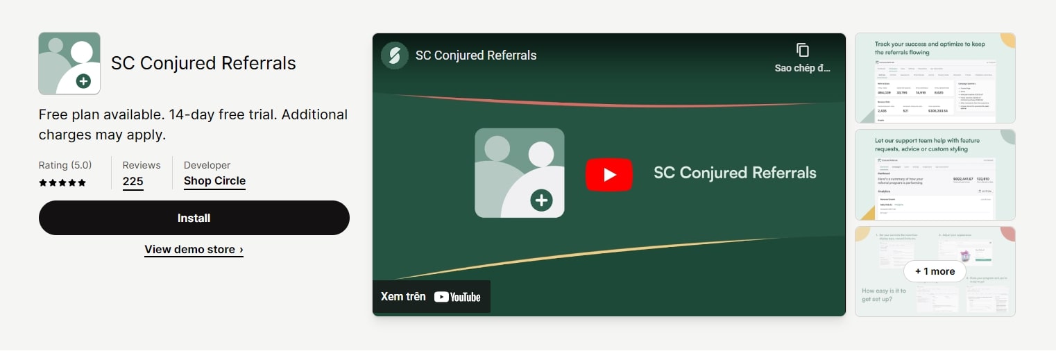 SC Conjured Referrals - best Shopify referral app