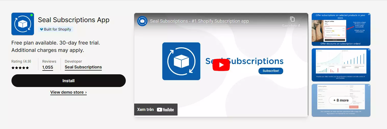 Seal Subscriptions App Shopify