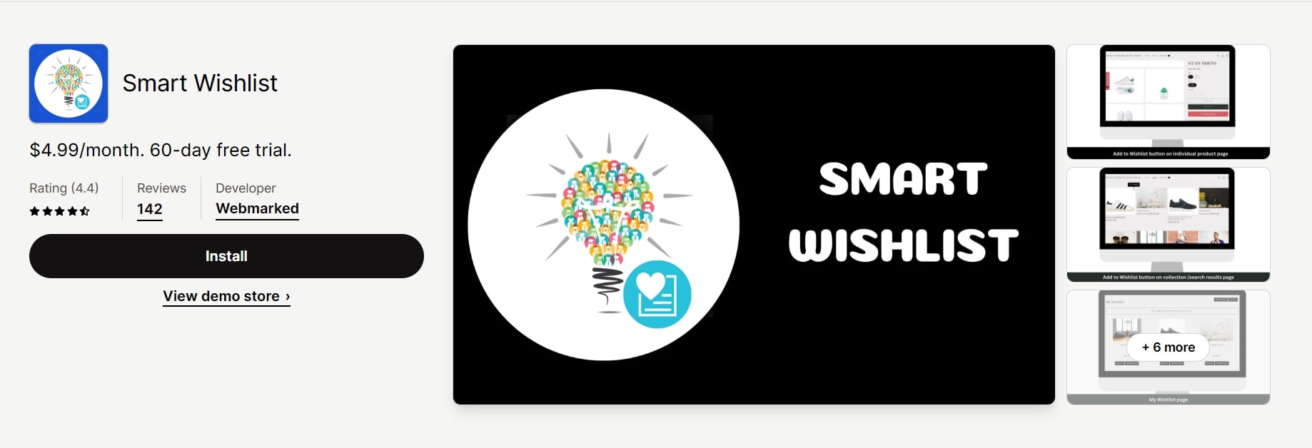 Smart Wishlist Shopify App