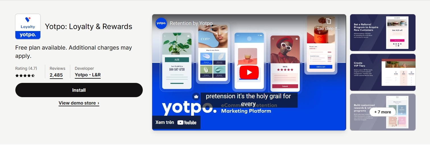 Yotpo Loyalty & Rewards - Shopify referral program app