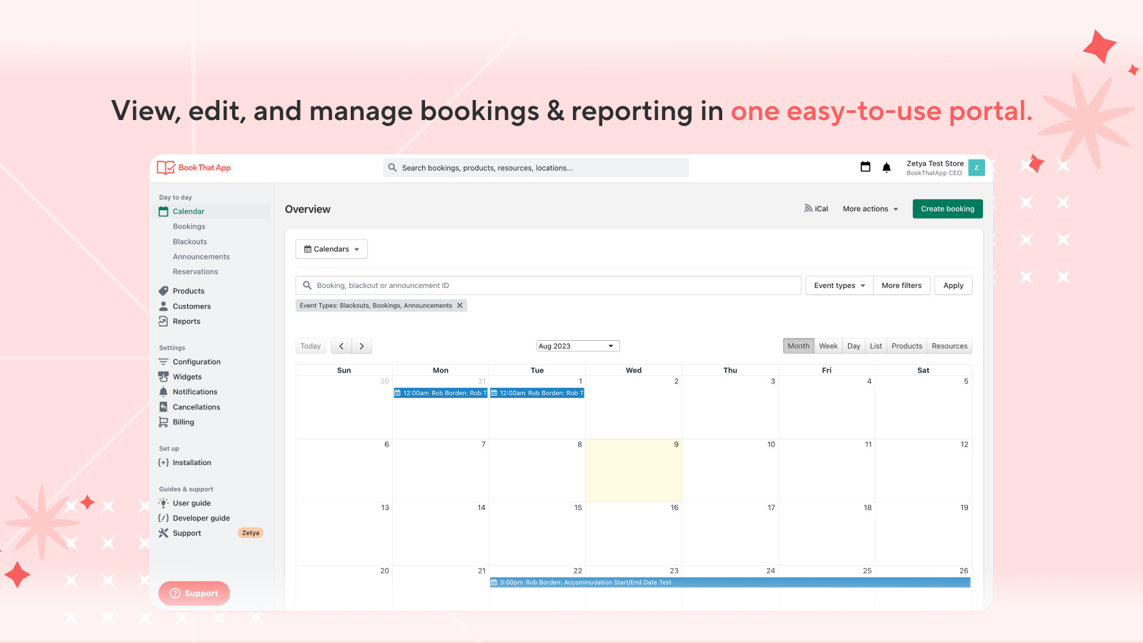 BTA Appointment Booking App Shopify