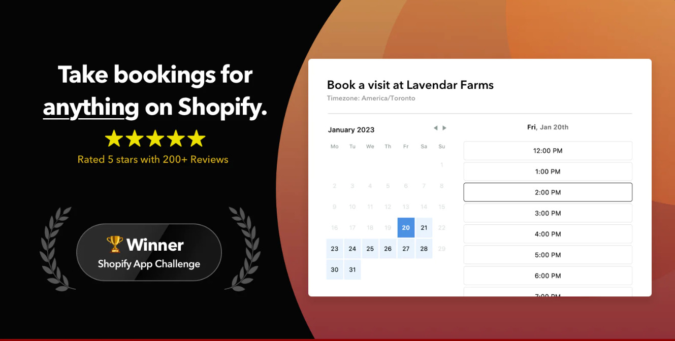 Easy Appoinment Booking Shopify app