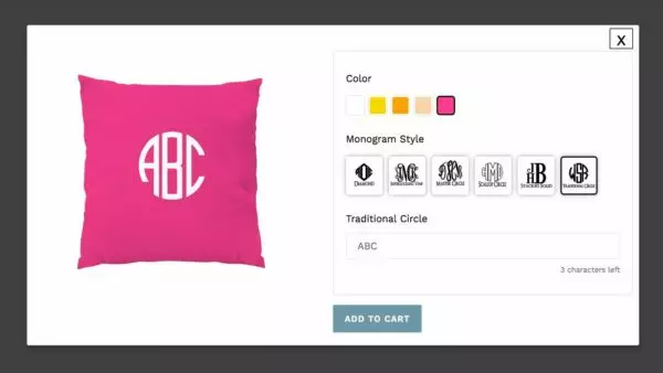Theme for custom product