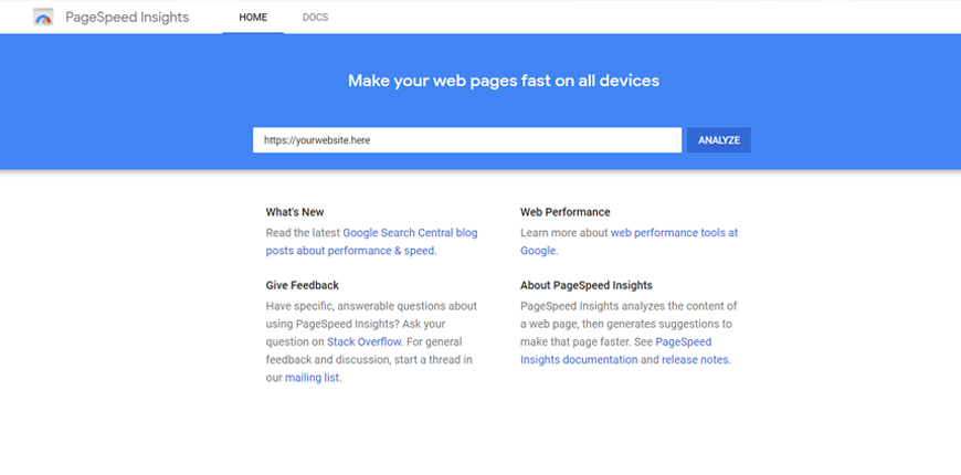 Analyze Web Page Performance