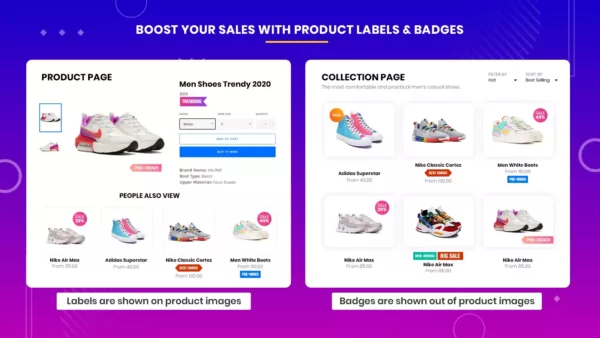 Product labels and badges by BSS
