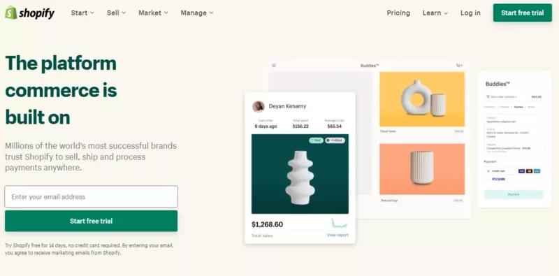 Shopify store setup