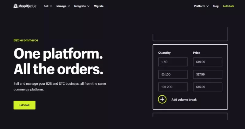 shopify plus features