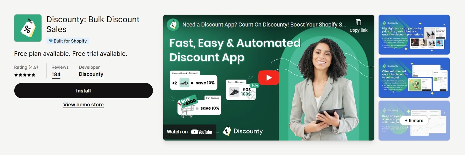 Discounty Bulk Discount Sales