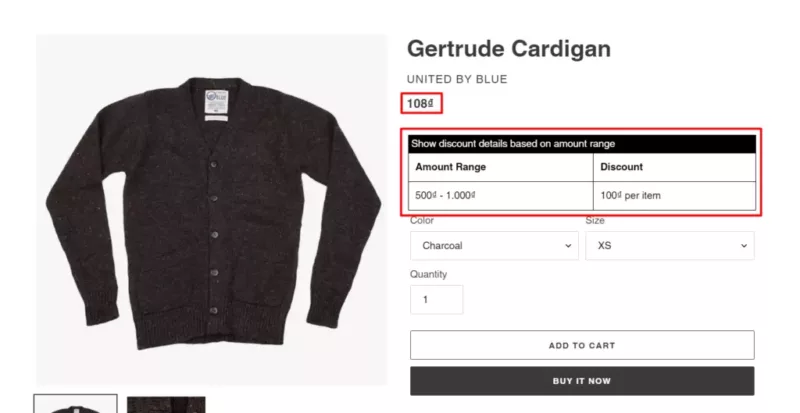 Shopify Bulk Discount