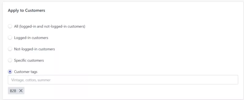 Shopify bulk discount
