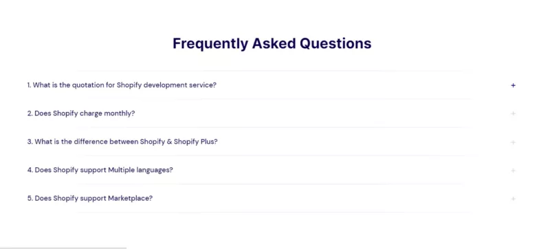 FAQ page Shopify store launch checklist
