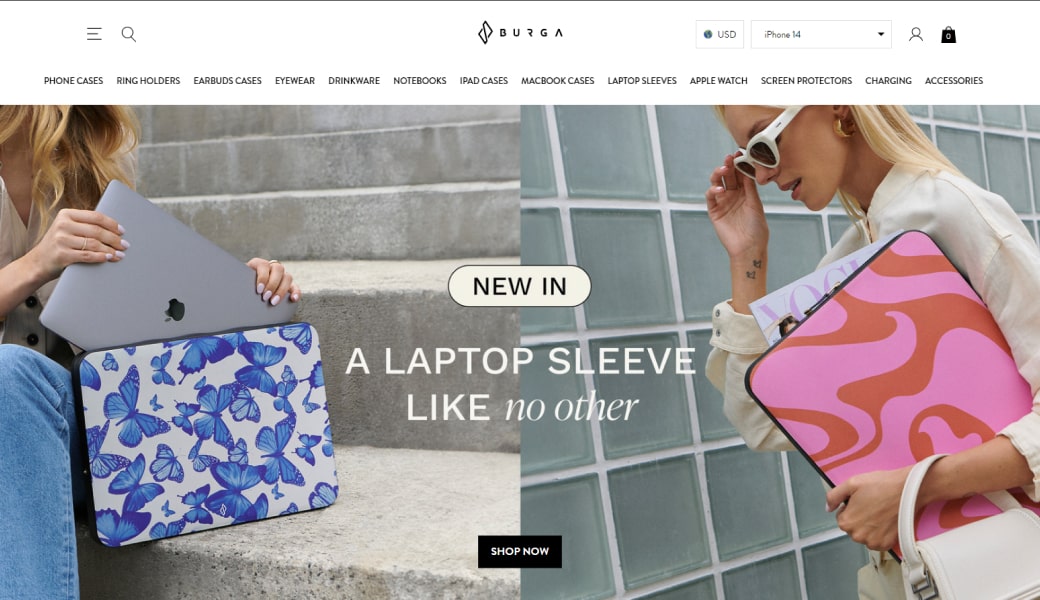 burga shopify store dropshipping