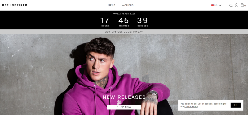 Shopify-clothing-stores|bee-inspired-clothing