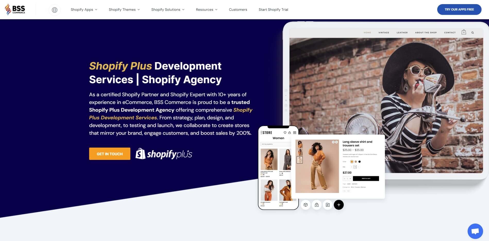 Shopify Plus development agency - BSS Commerce