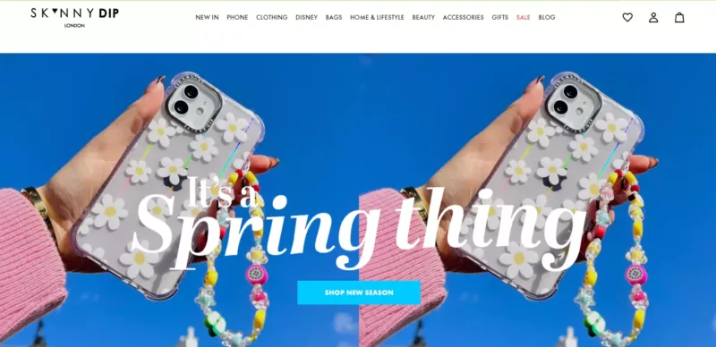 Skinnydip London - Shopify Plus stores