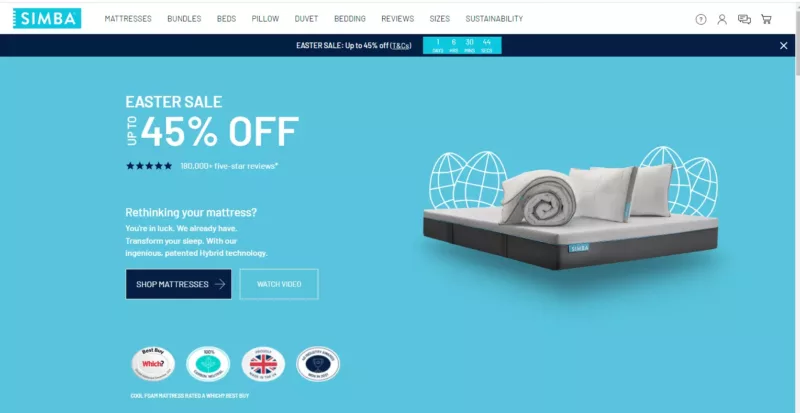 Simba - shopify plus companies