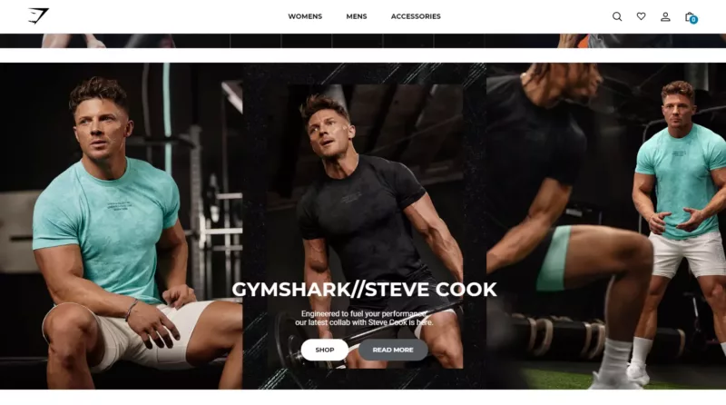 Gymshark - shopify plus stores