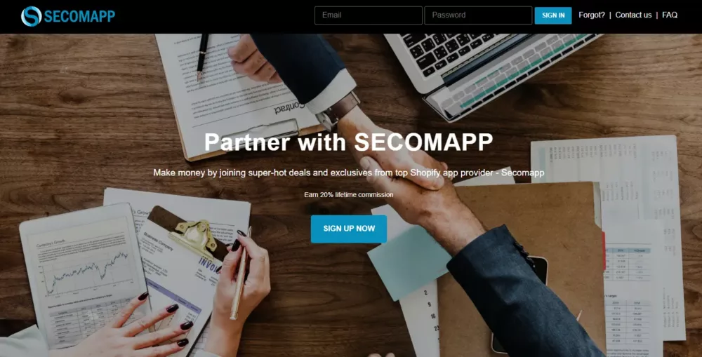 Secomapp Shopify Affiliate Program