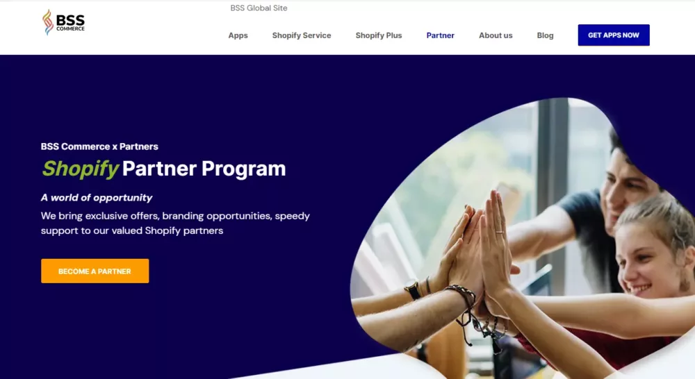 BSS Commerce - best Shopify affiliate program