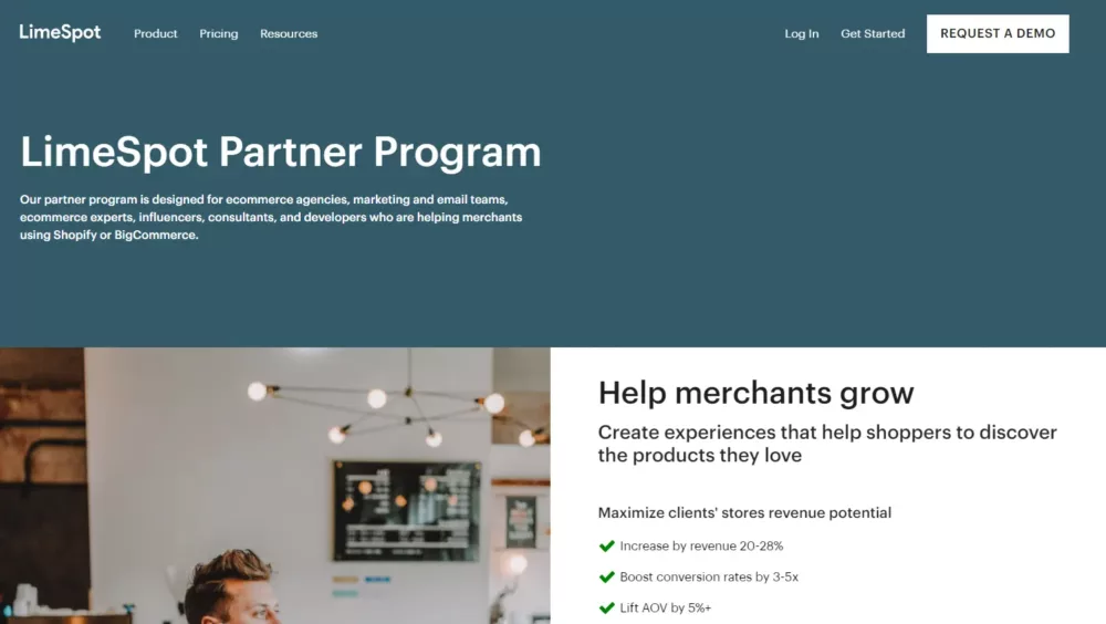 LimeSpot shopify affiliate program