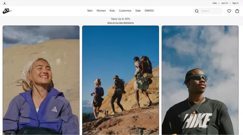 Nike - using headless solution
