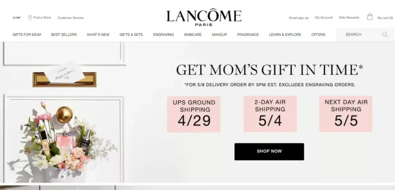 Lancome - headless store example