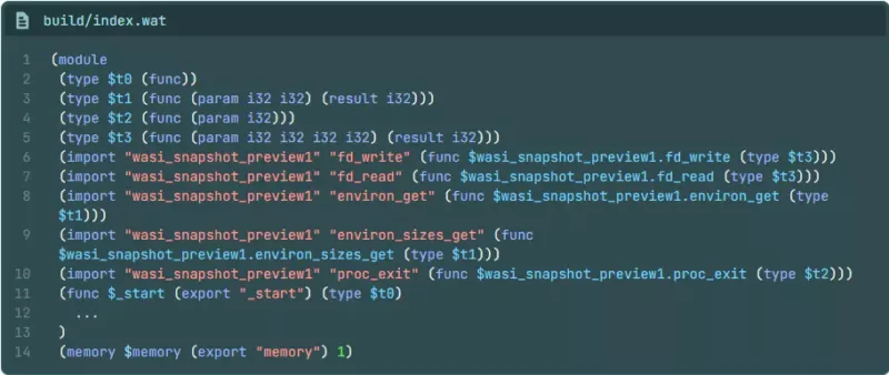 WebAssembly-API