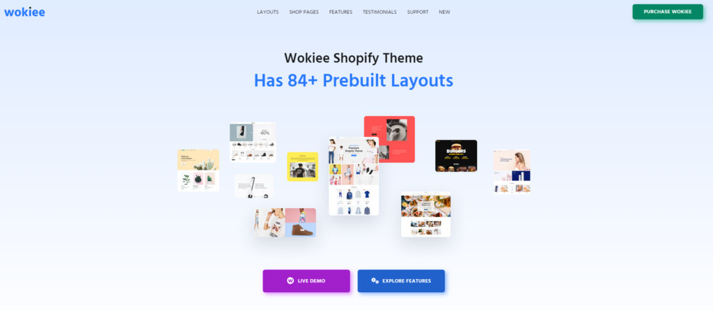 Wokiee converting shopify theme