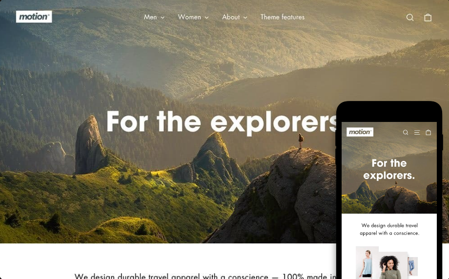 Motion - best Shopify conversion theme