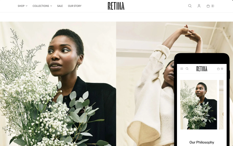 Retina - Best shopify conversion theme