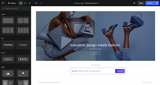 Image-to-Layout - The first AI feature developed by GemAI