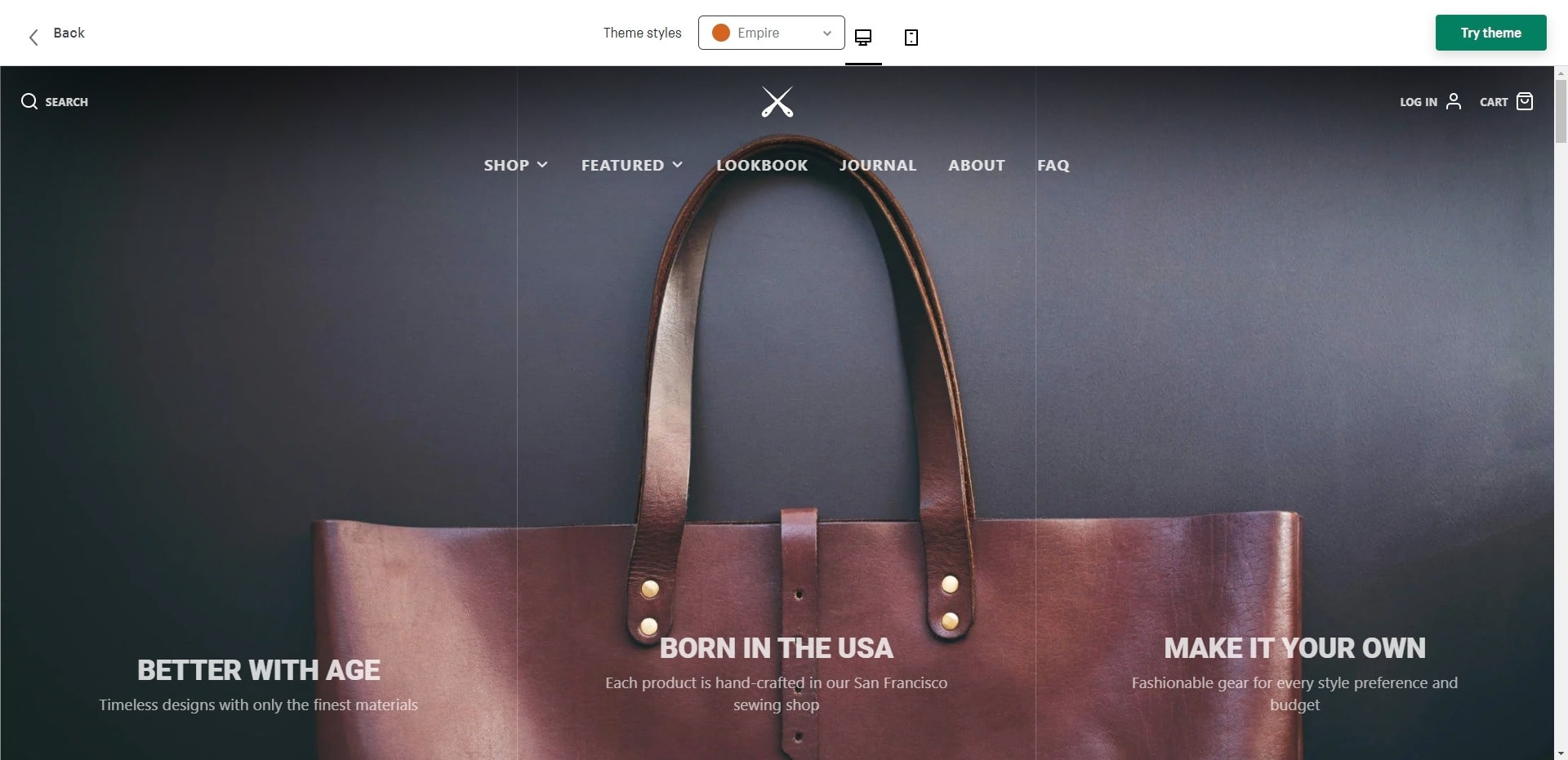 galleria - shopify plus theme