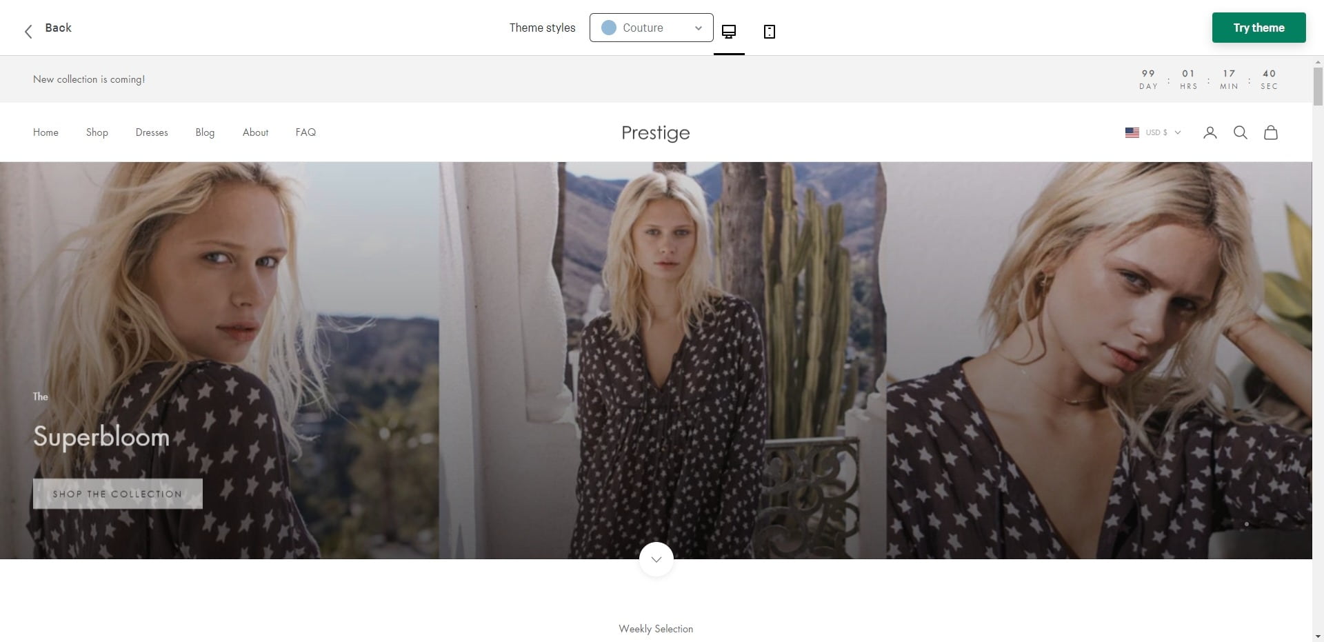 prestige - shopify plus themes