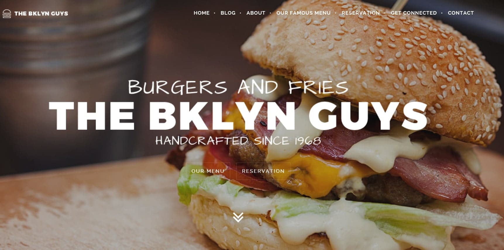 Brooklyn Shopify restaurant theme