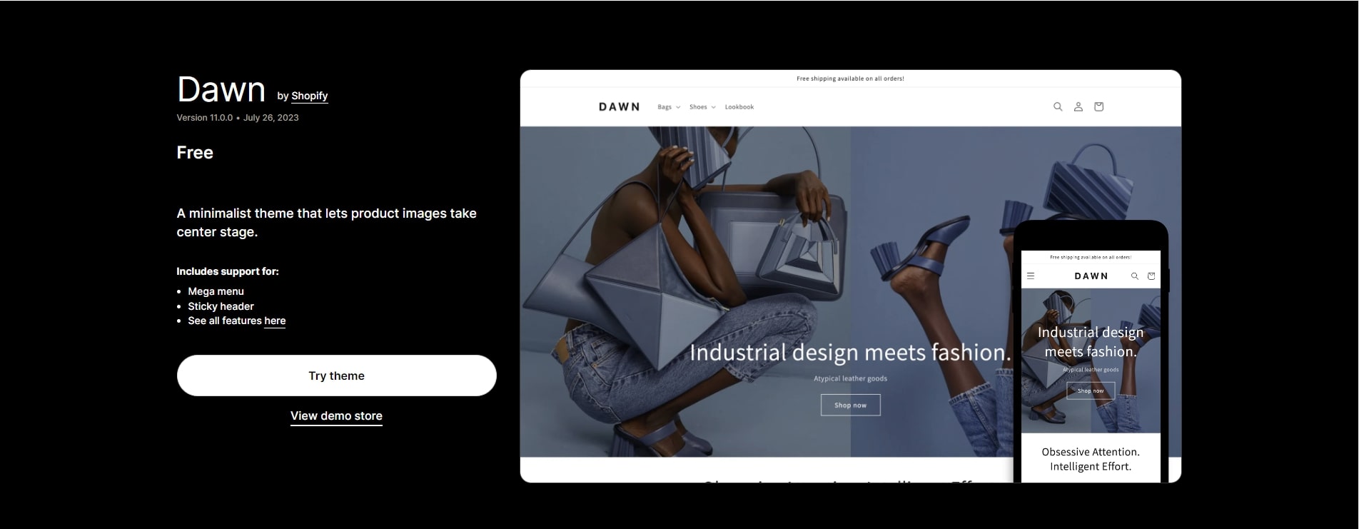 Dawn theme Shopify