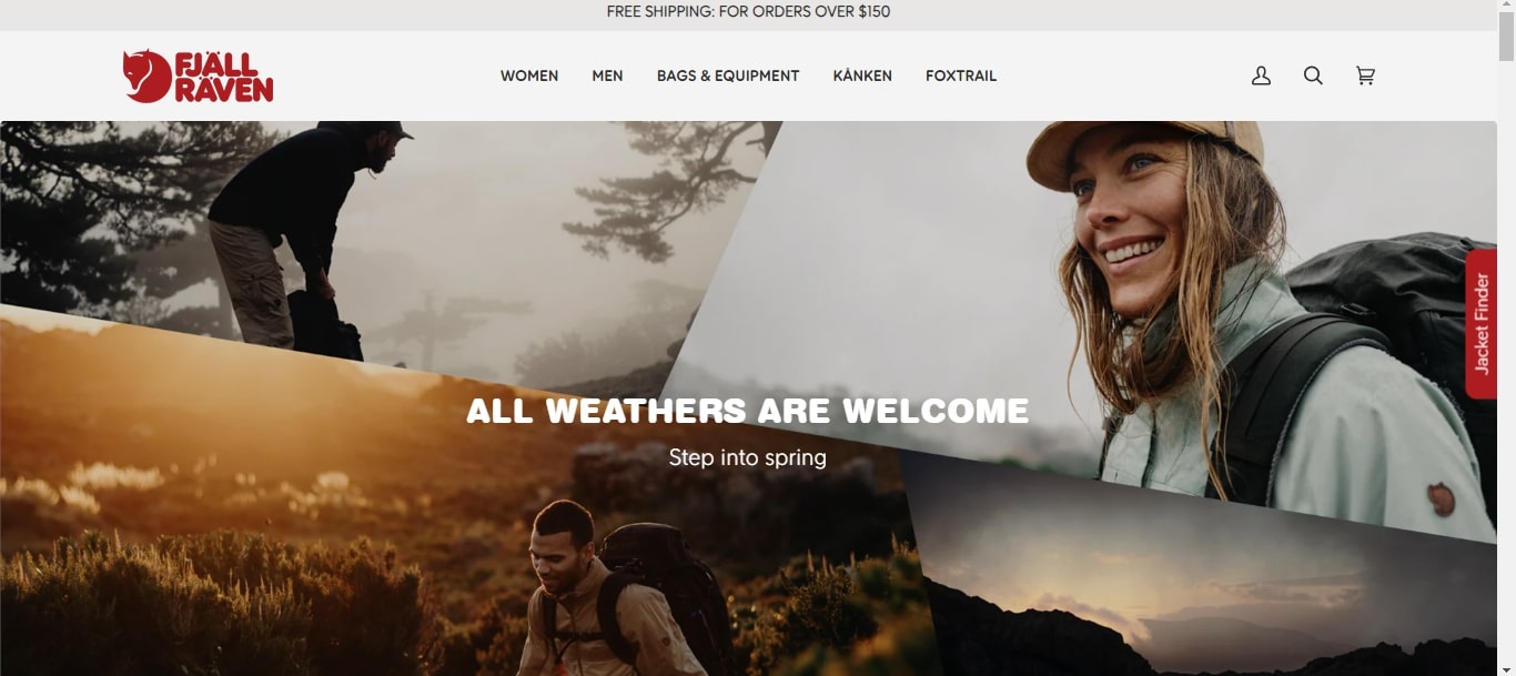 FjAll Raven example Pipeline Shopify theme