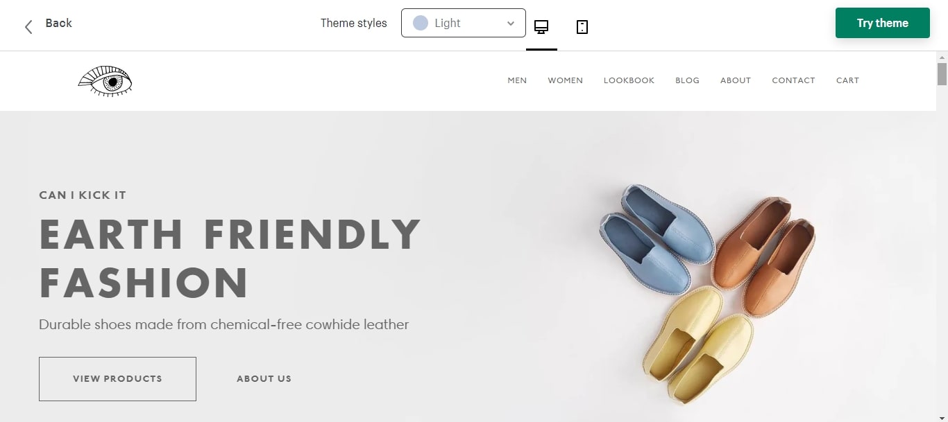 Pipeline Shopify theme Light