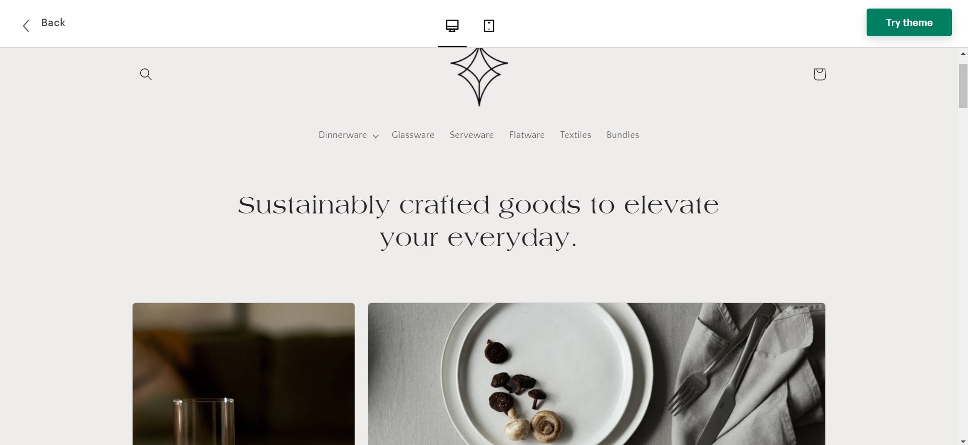 craft shopify theme minimal