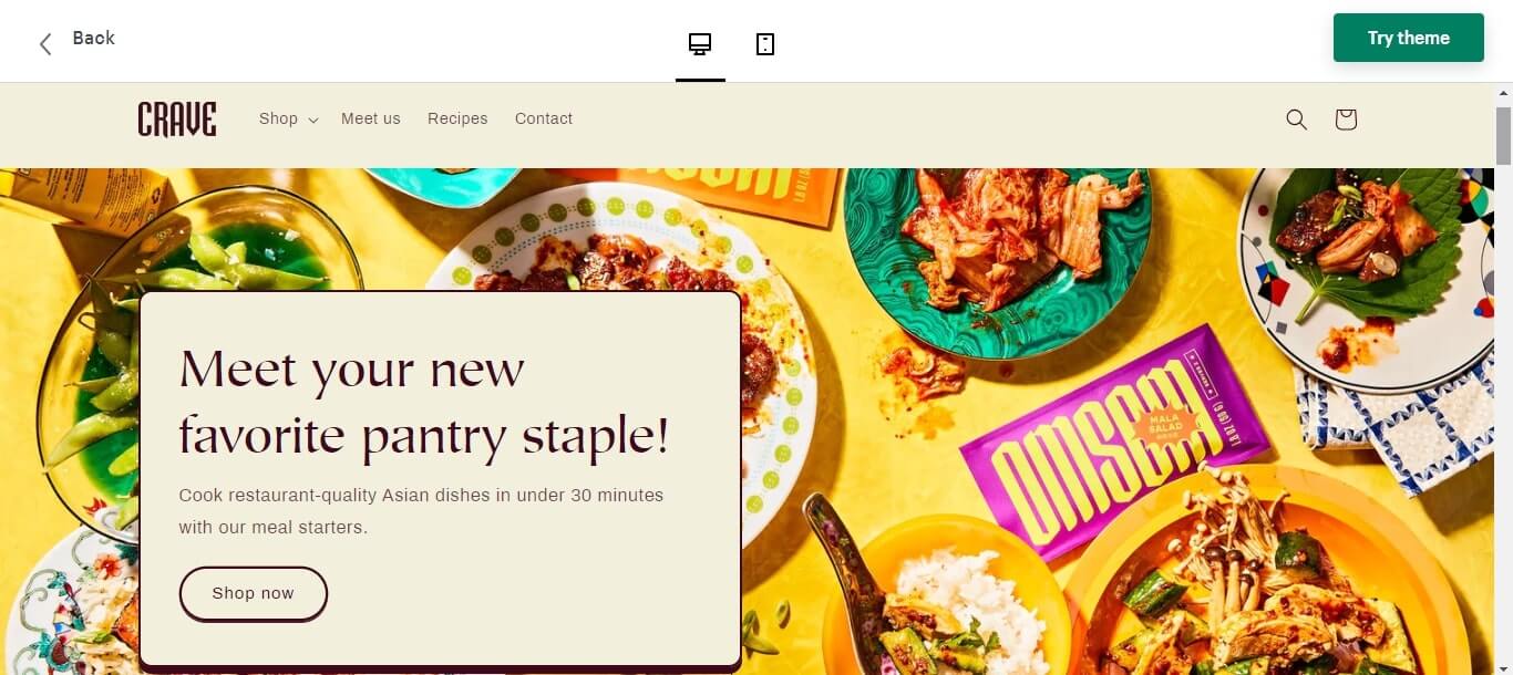 crave fastest shopify theme