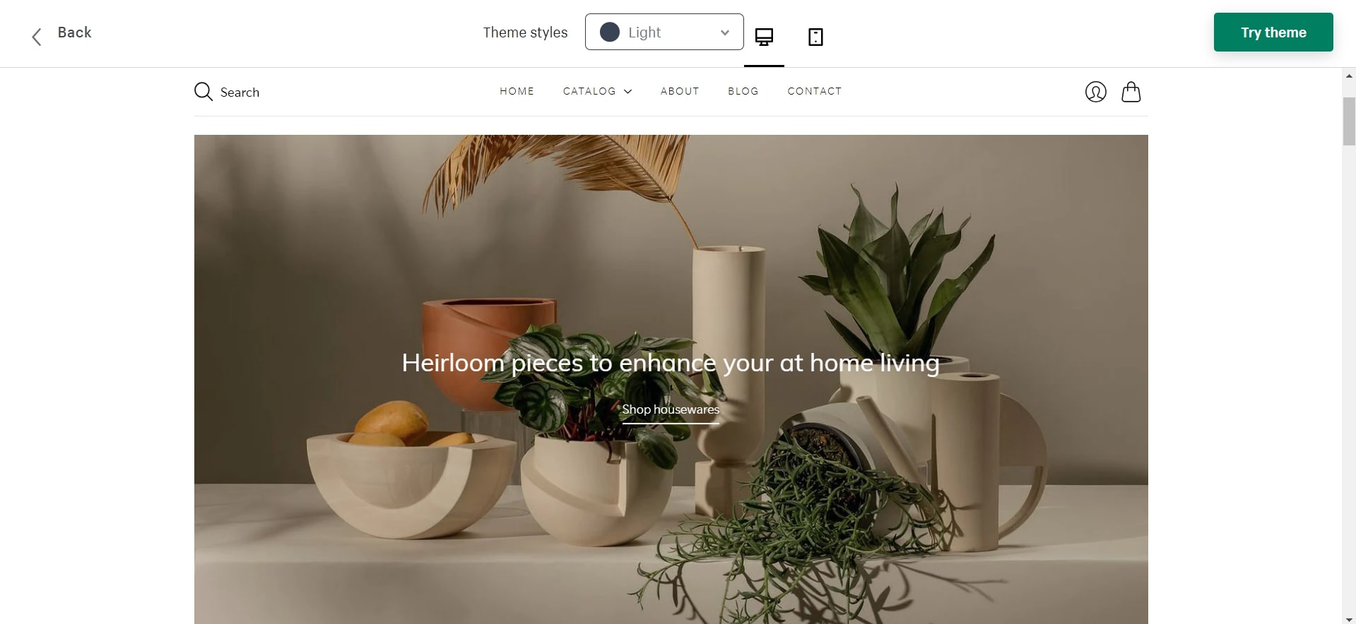 edition minimal shopify theme