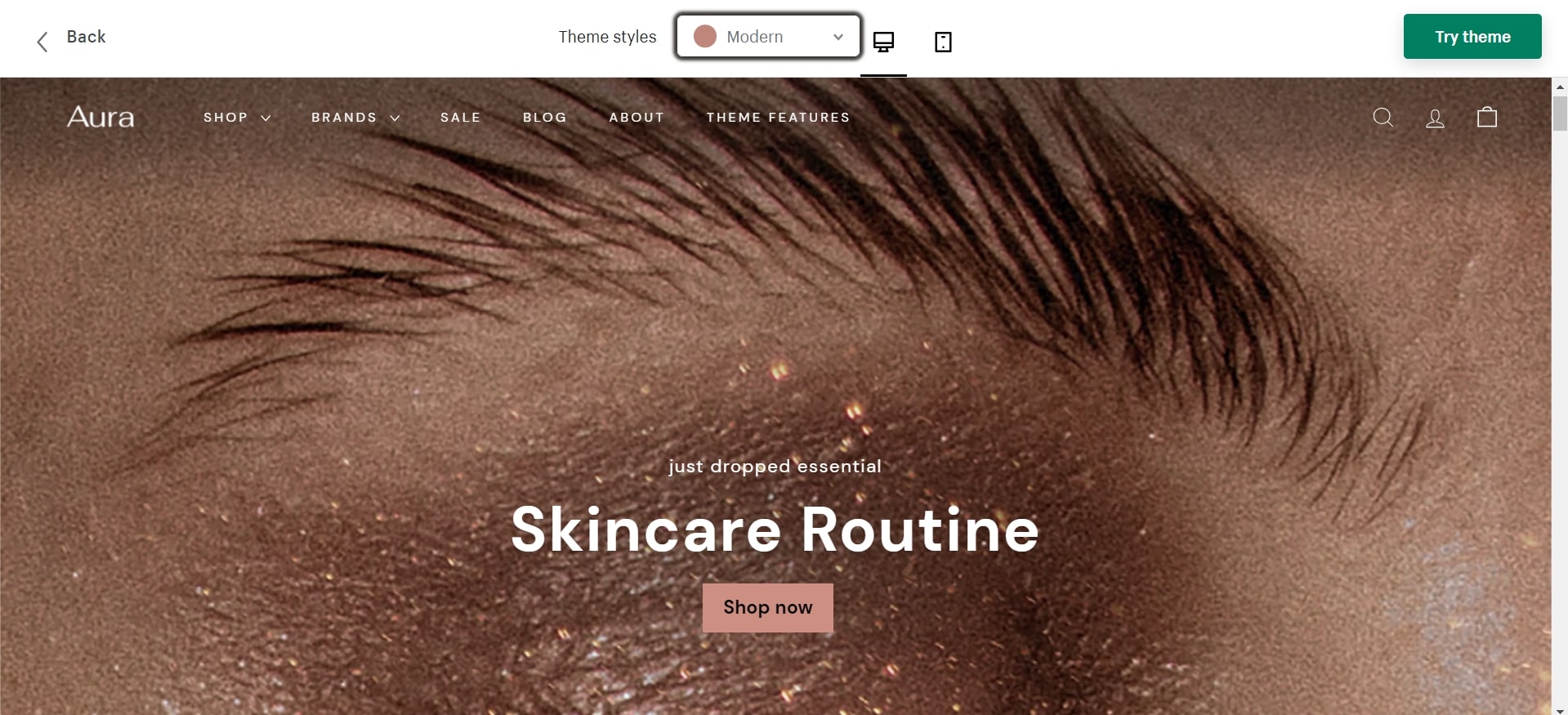expanse shopify beauty theme