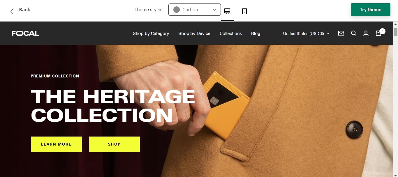 focal fastest shopify theme