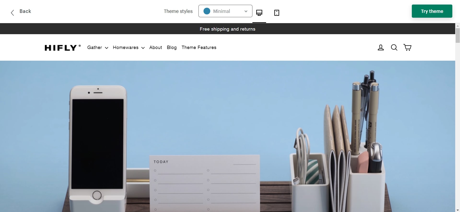 motion minimal shopify theme
