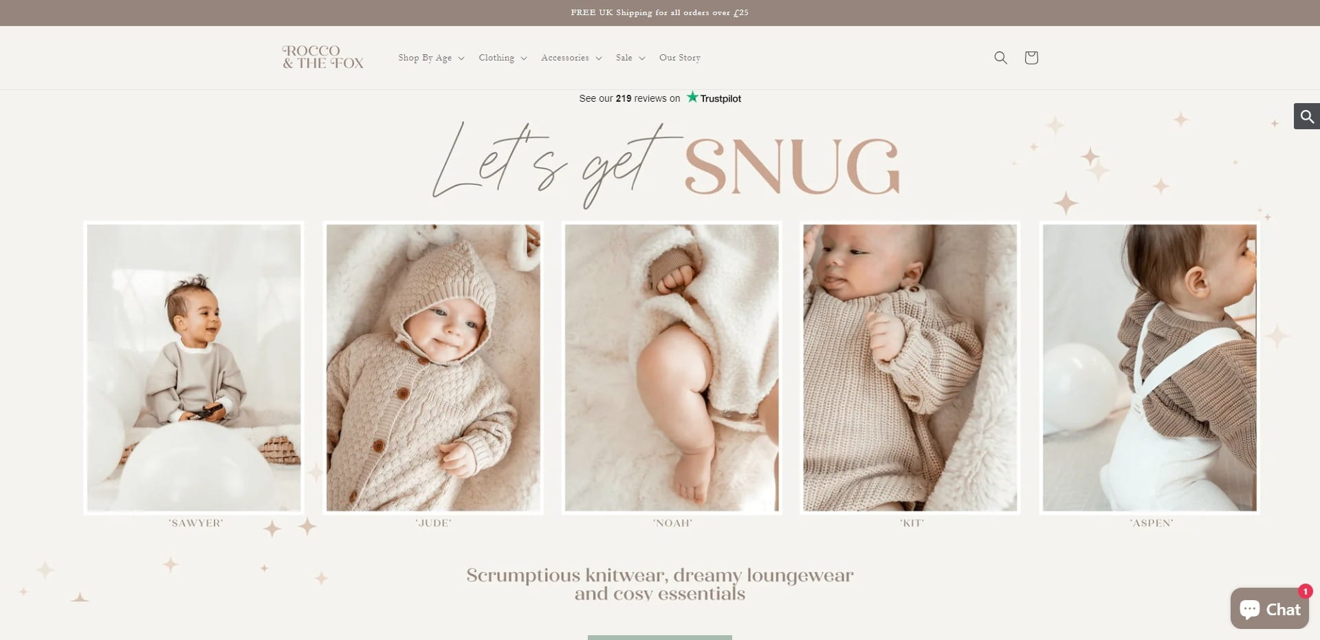rocco & the fox dawn theme shopify example